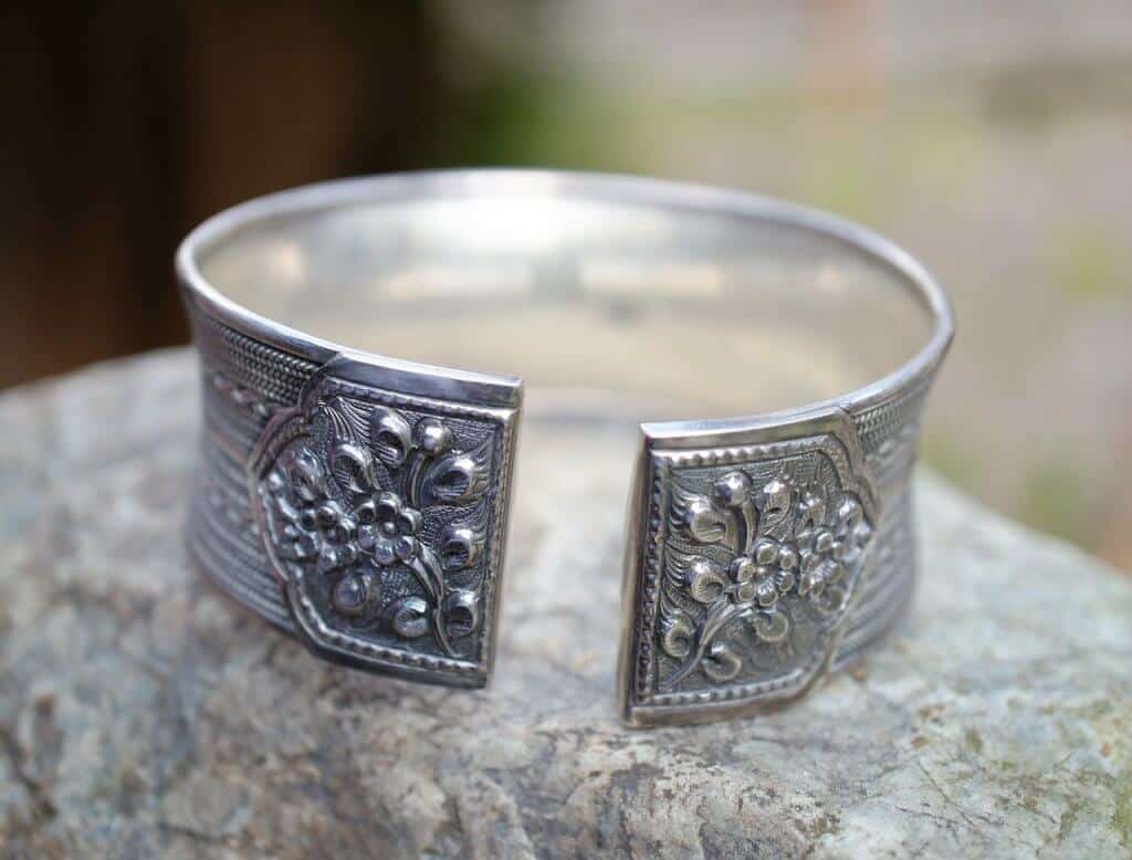 Sterling silver cuff