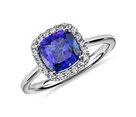 Tanzanite engagement ring