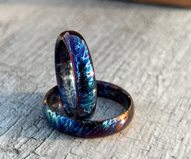 Titanium Heat Anodized