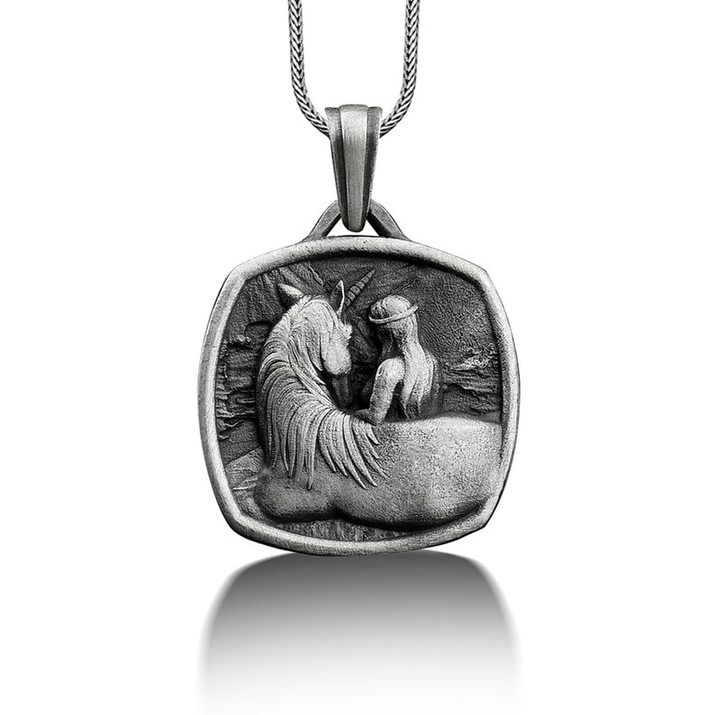 Unicorn and Bridesmaid Necklace