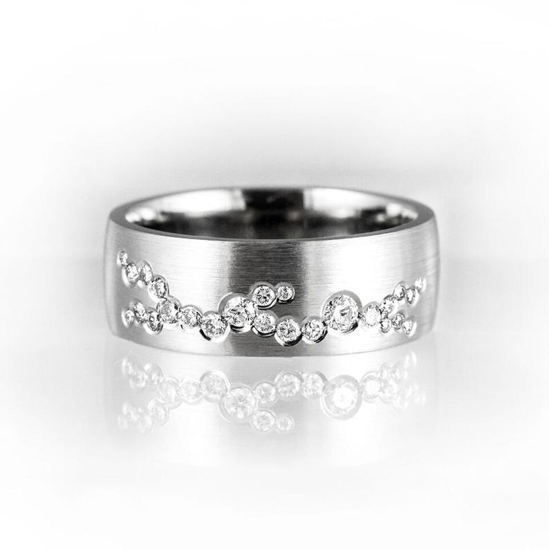 unique gypsy setting ring