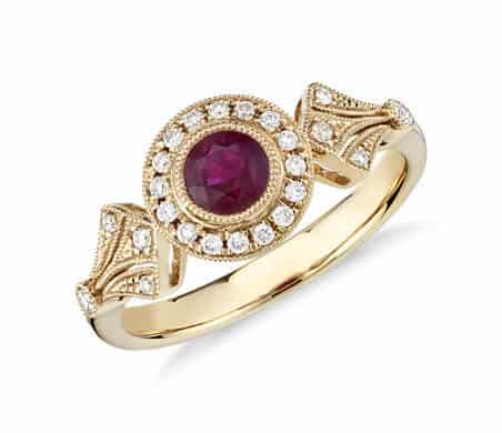 Vintage ruby ring