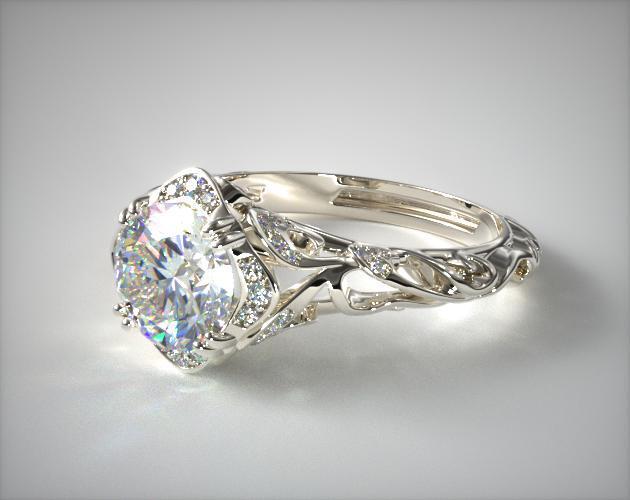 vintage setting engagement ring