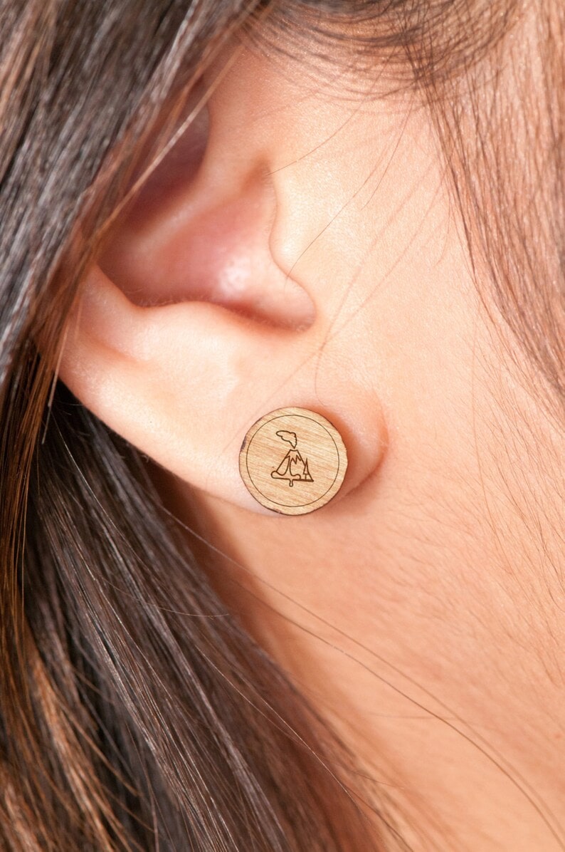 Volcano Stud Earring