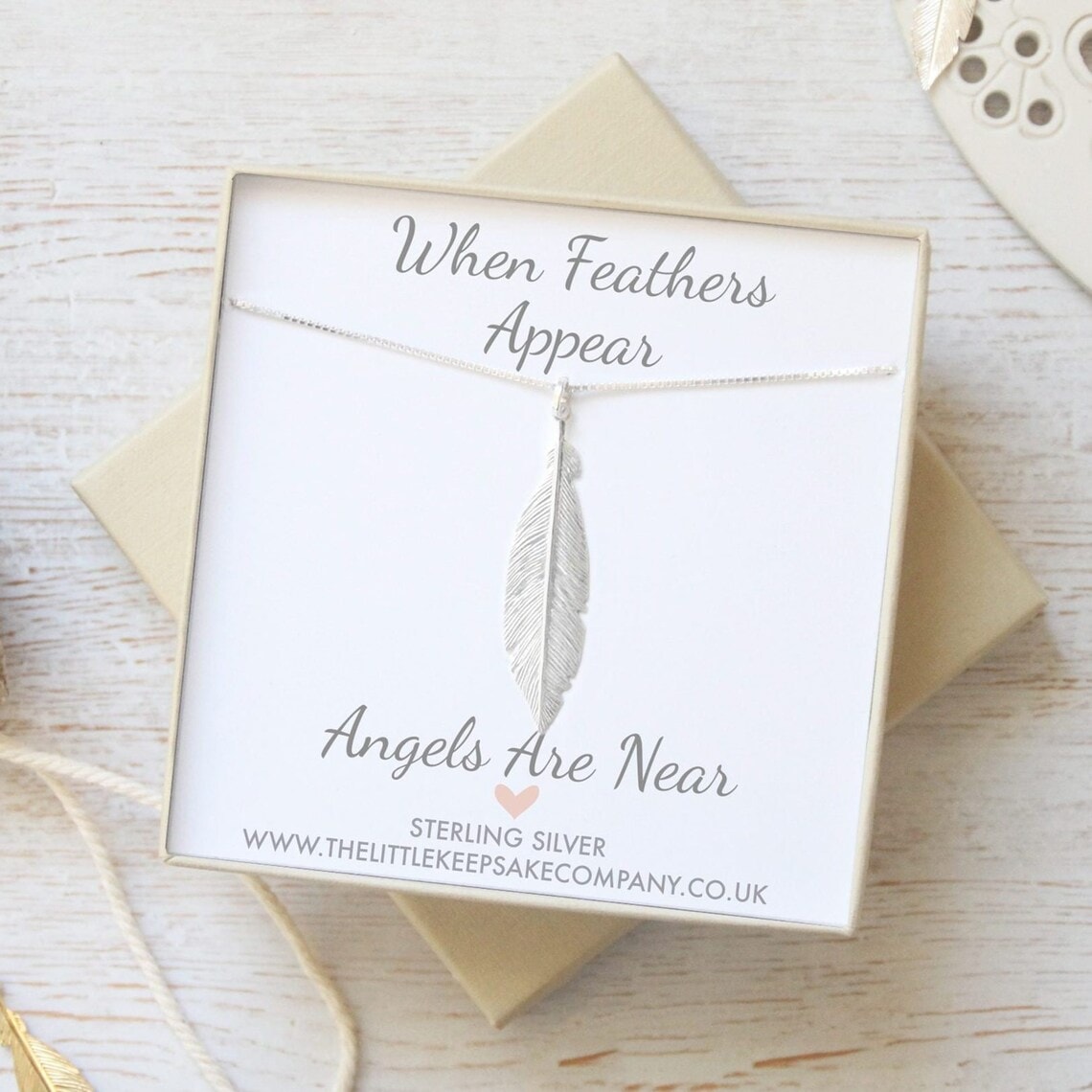 when feathers appear necklace