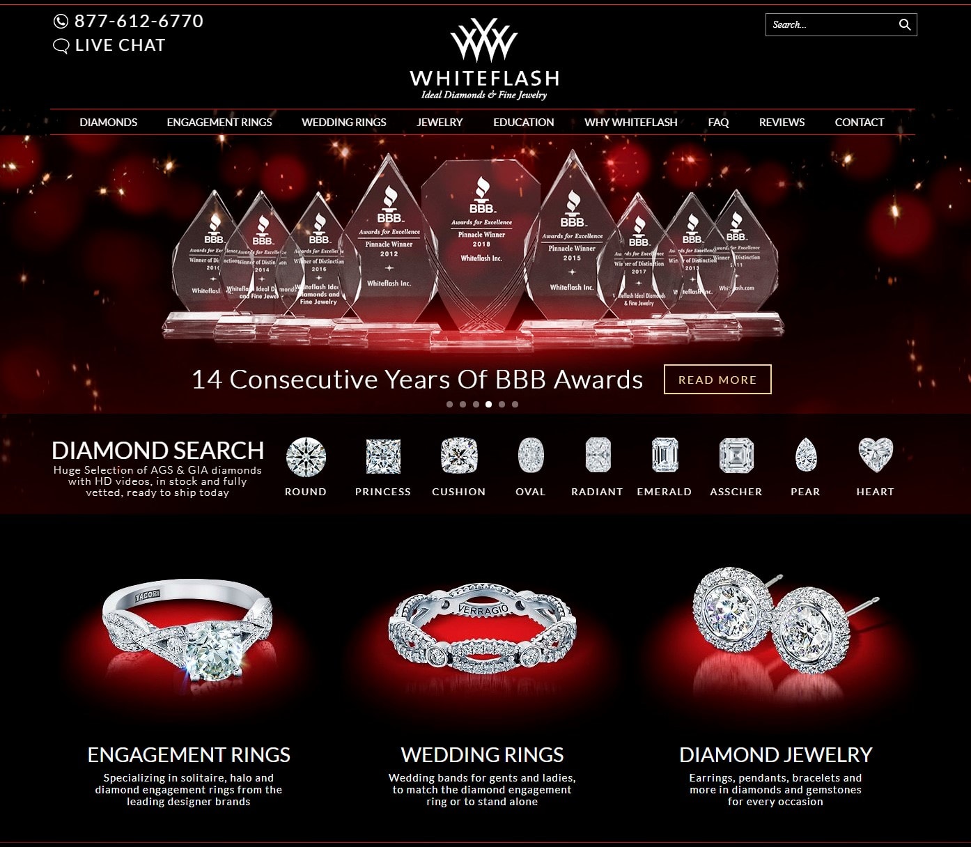 whiteflash engagement ring review