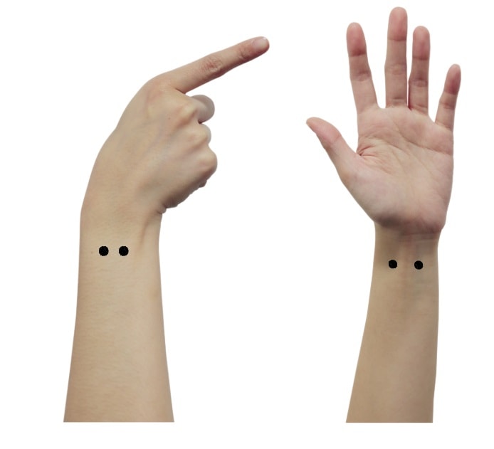 Wrist piercing location