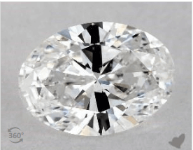 bow tie oval shape diamond