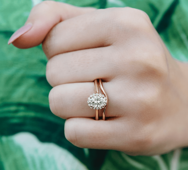 bridal set in gold