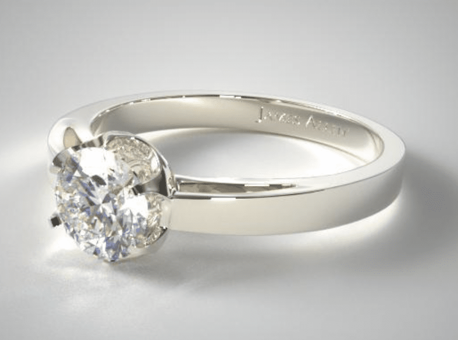flat tab prong ring