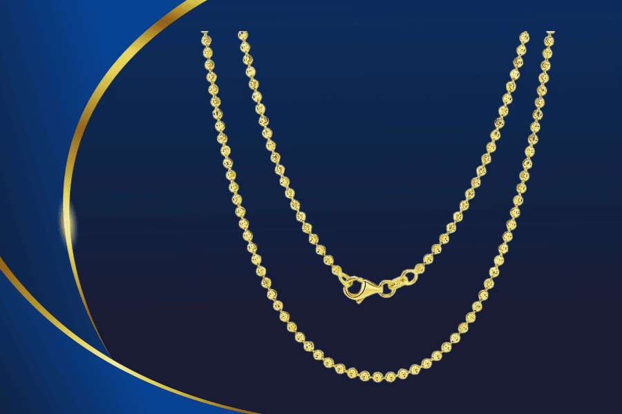 gold ball chain