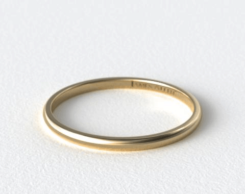 Gold wedding band