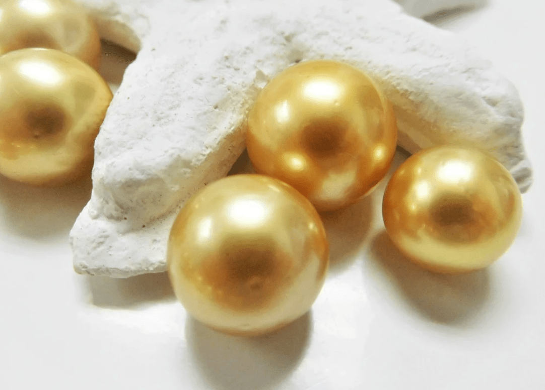 golden south sea pearls