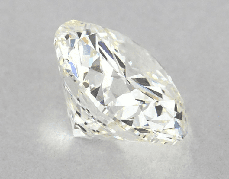 diamond on grey background
