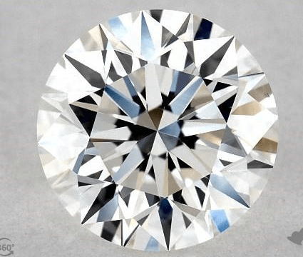 Round loose diamond