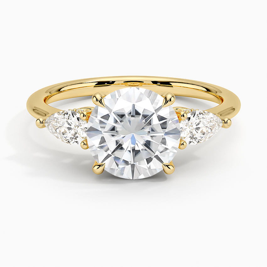 Moissanite Lab Created Diamond Ring