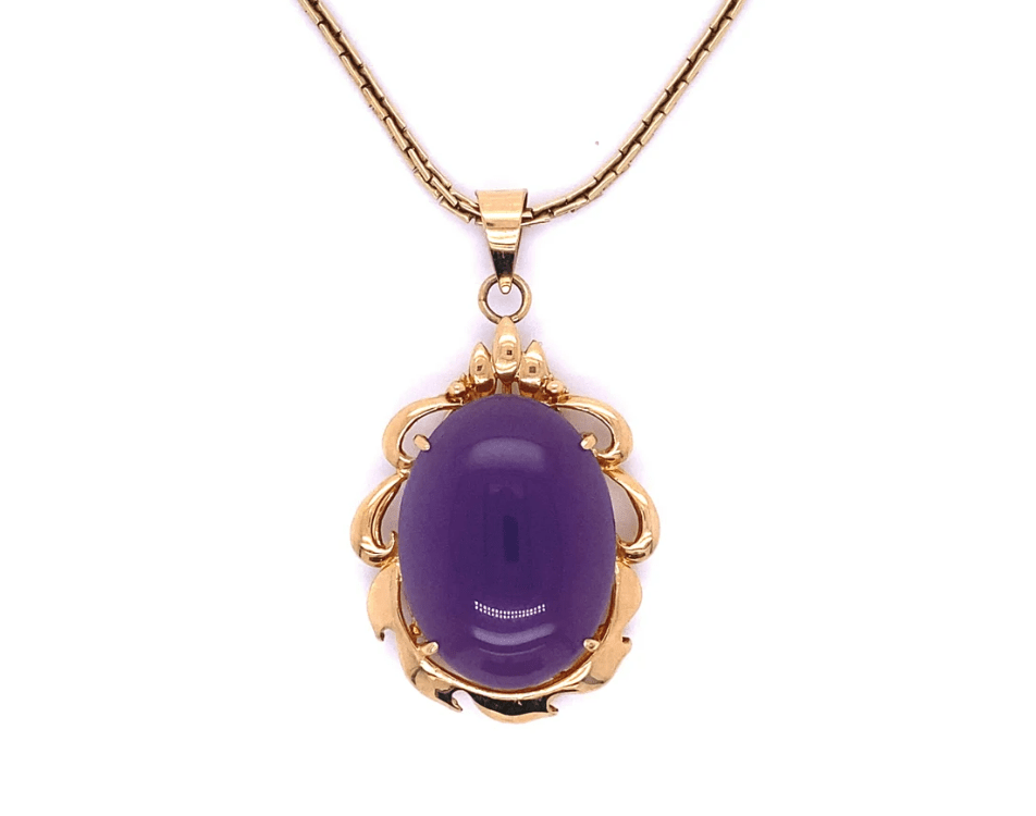 Purple Jade Pendant