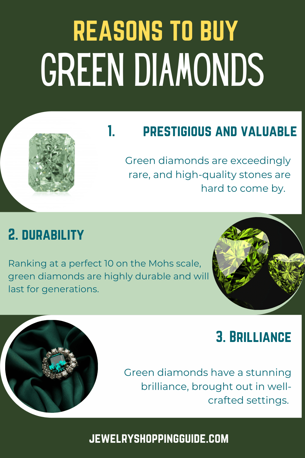 Reasons to buy green diamonds