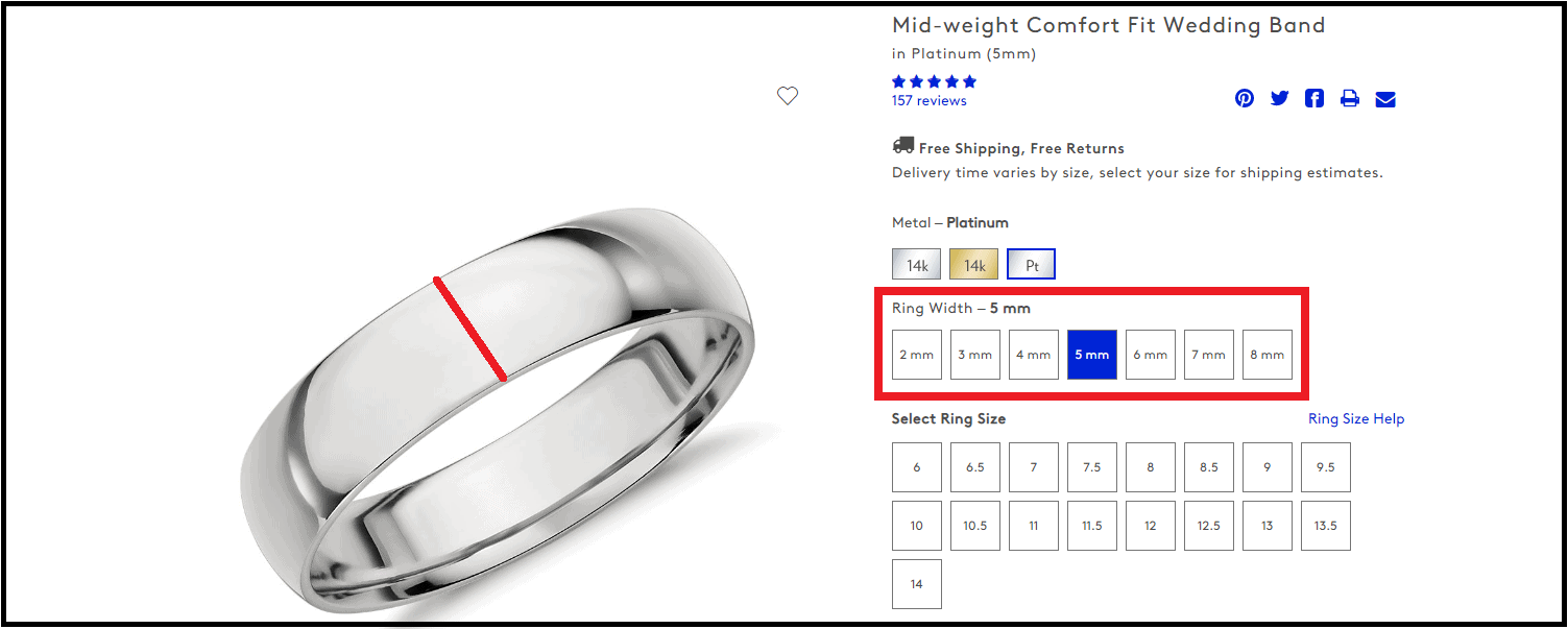 ring width