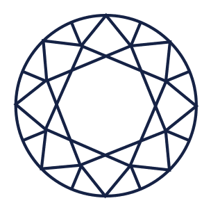 Most Brilliant Diamond Shape: Round Cut