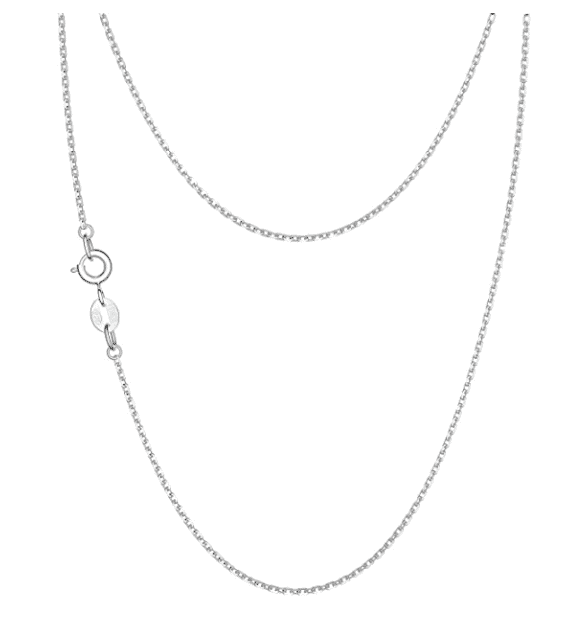 Sterling silver chain necklace