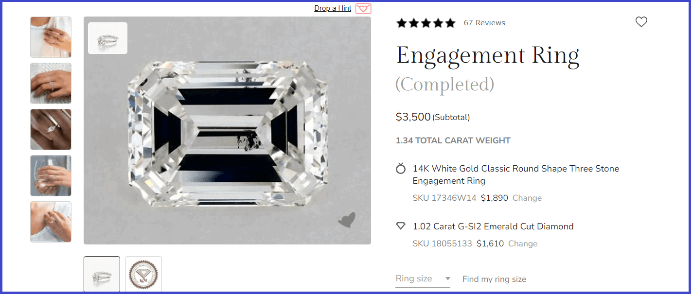 emerald cut diamond