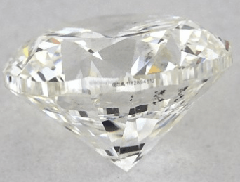 Very thick diamond gridle
