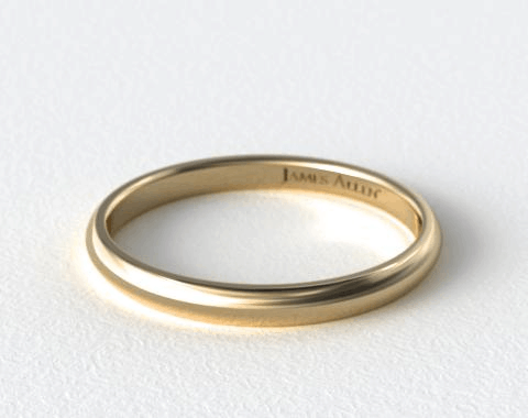Gold wedding band