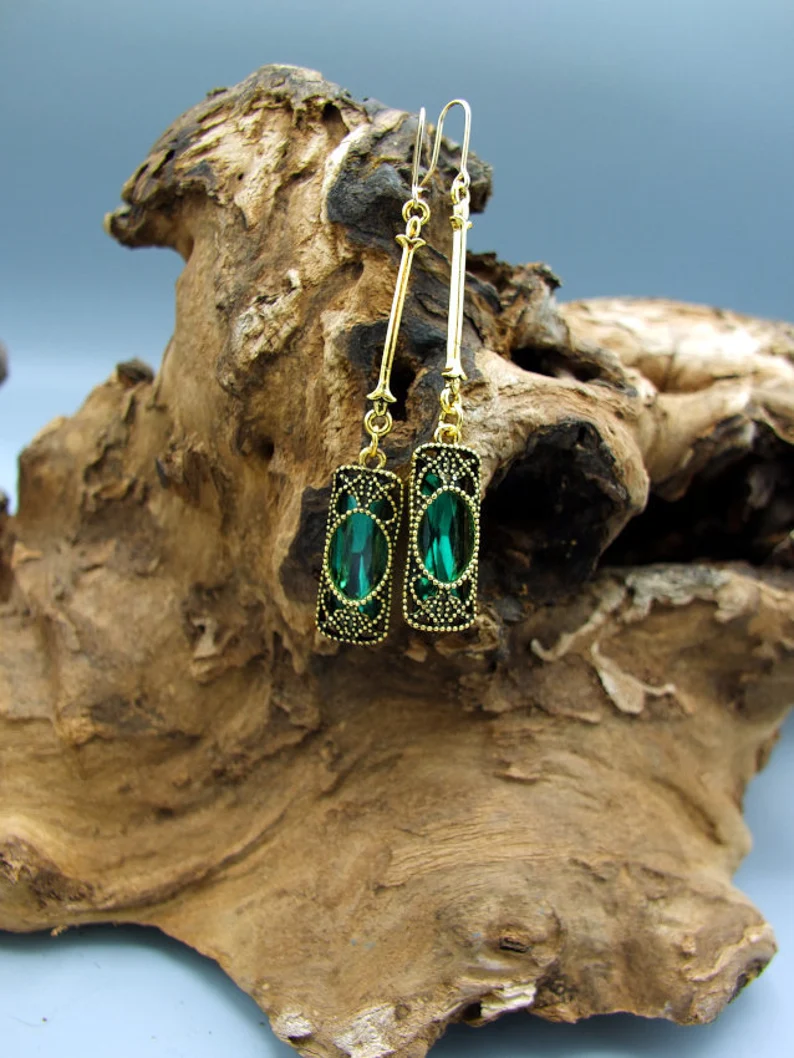 Art Nouveau earrings