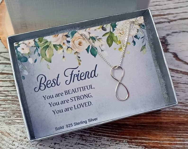 best friend infinity necklace