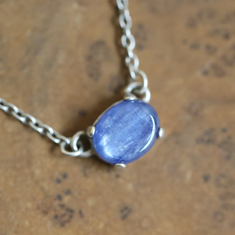 Blue Kyanite Necklace