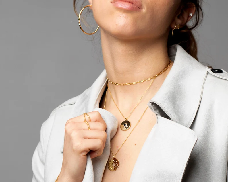 Box Chain Choker Necklace