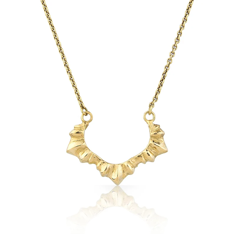 bronze statement choker