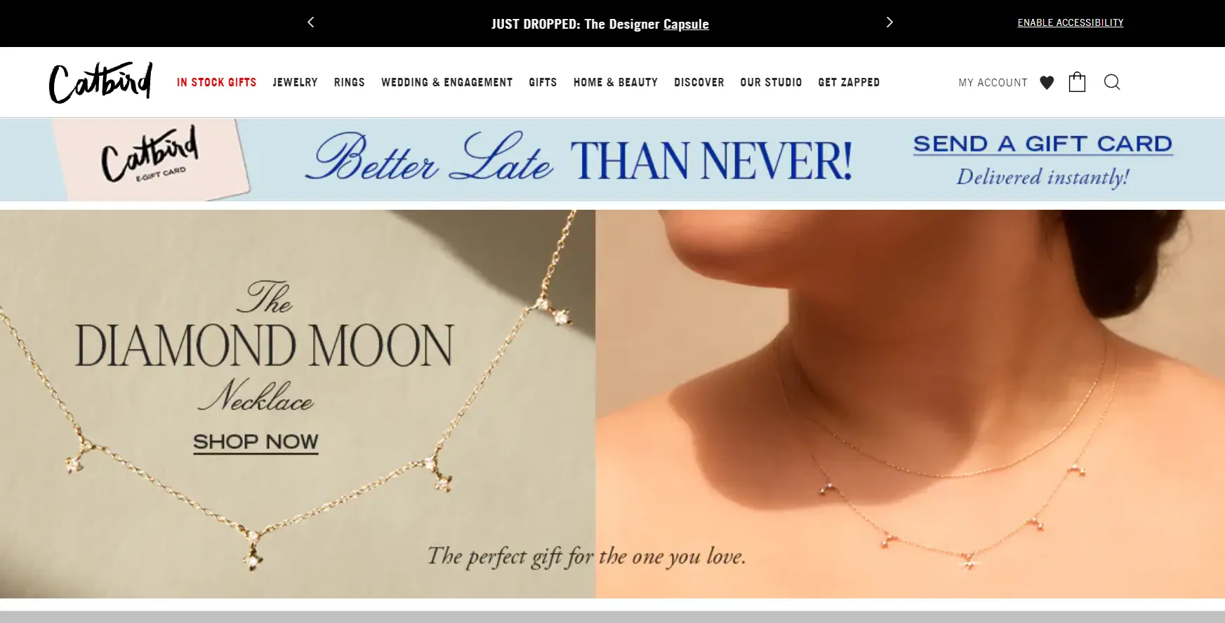 catbird jewelry homepage
