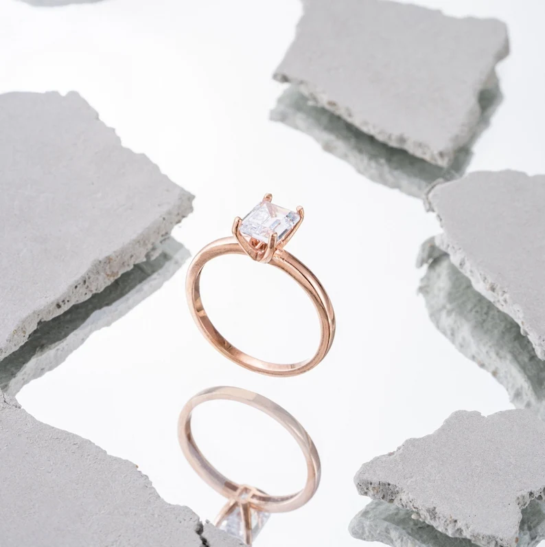 Diamond promise ring