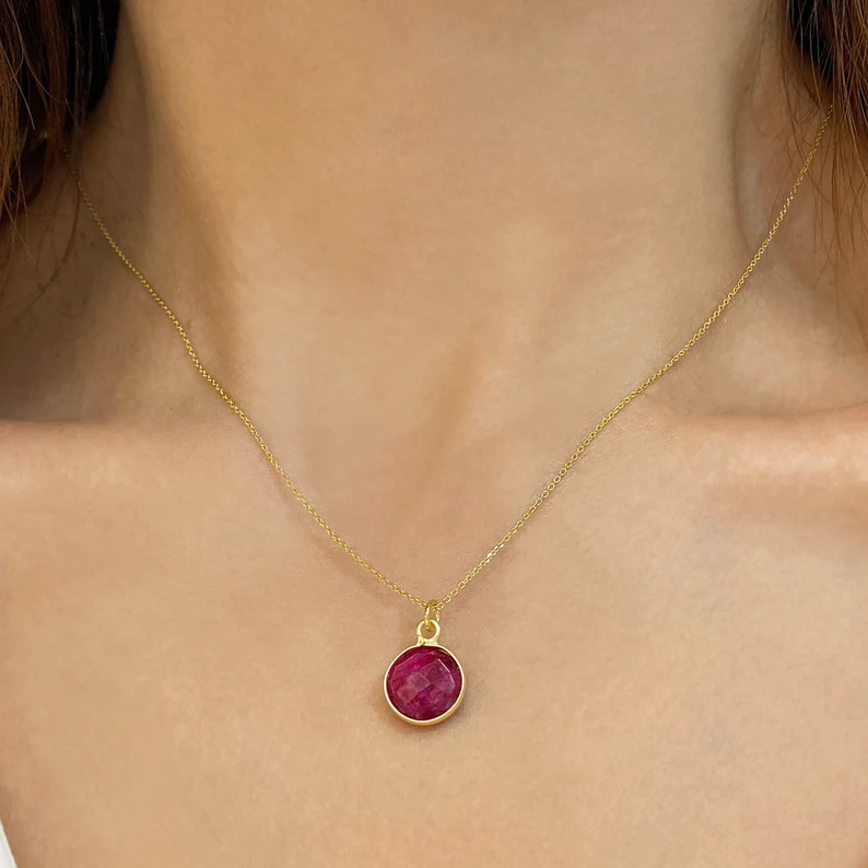 Genuine Ruby Pendant