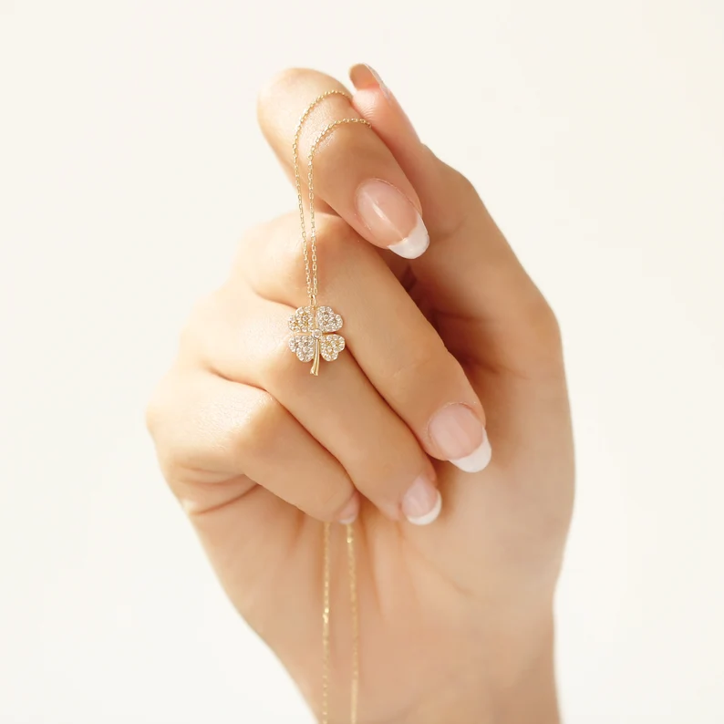 Gold Clover Necklace