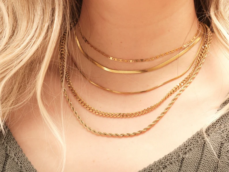 Gold Vintage Chain Choker