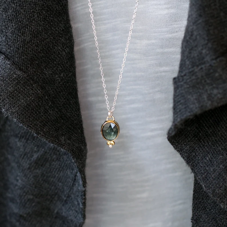 Green Tourmaline Necklace