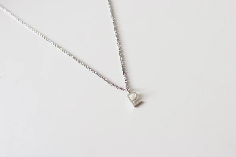 Modern Pluto Symbol Necklace