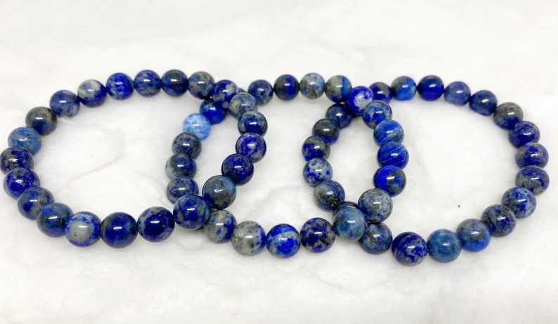 Natural Lapis Lazuli Gemstone Bracelet