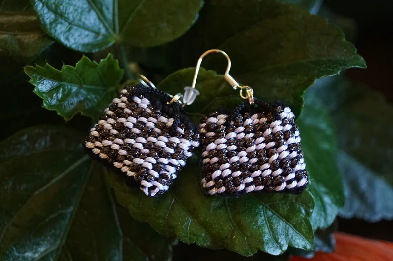 New Zealand Taniko Earrings