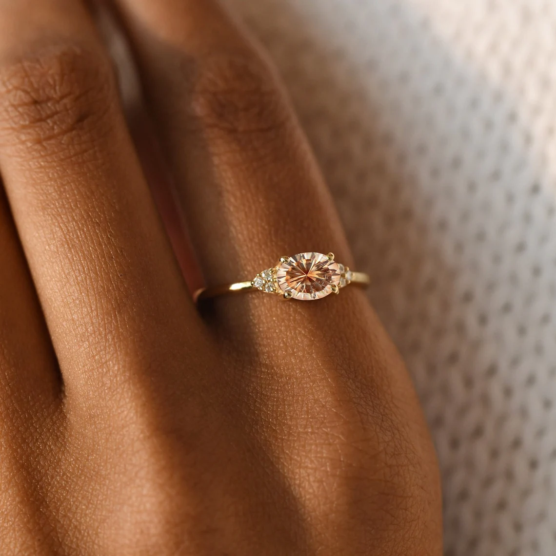 Oregon sunstone ring