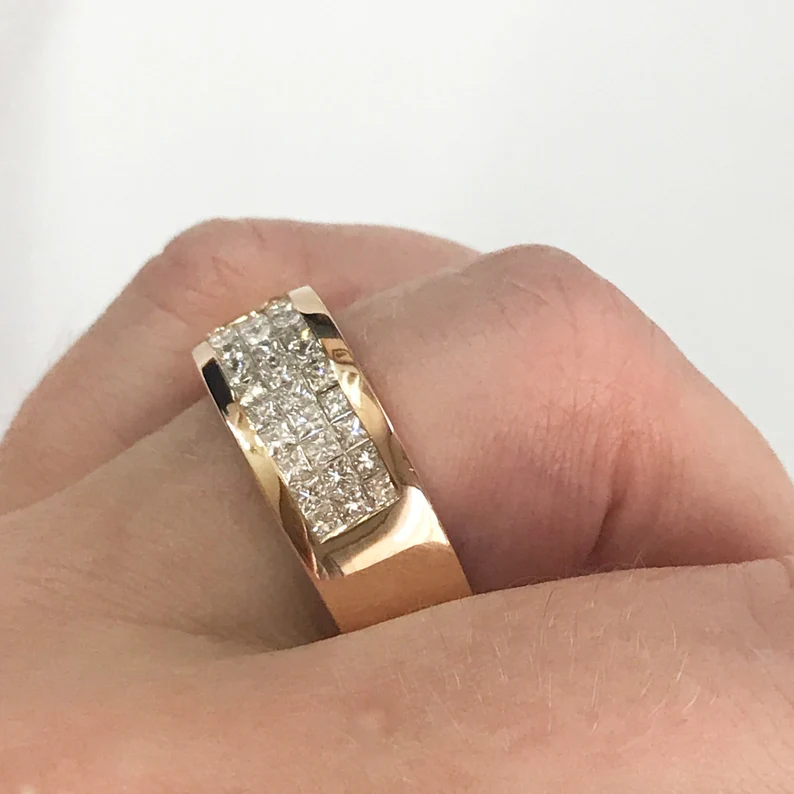 Princess Cut Diamond Wedding Ring