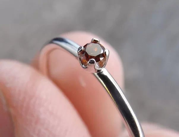 Red diamond ring