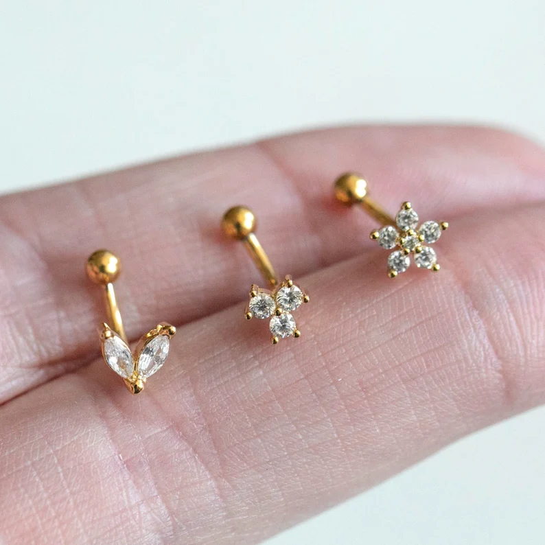 Rook Curved Barbell Earring
