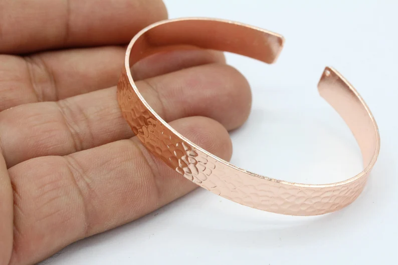 Rose gold cuff bangle