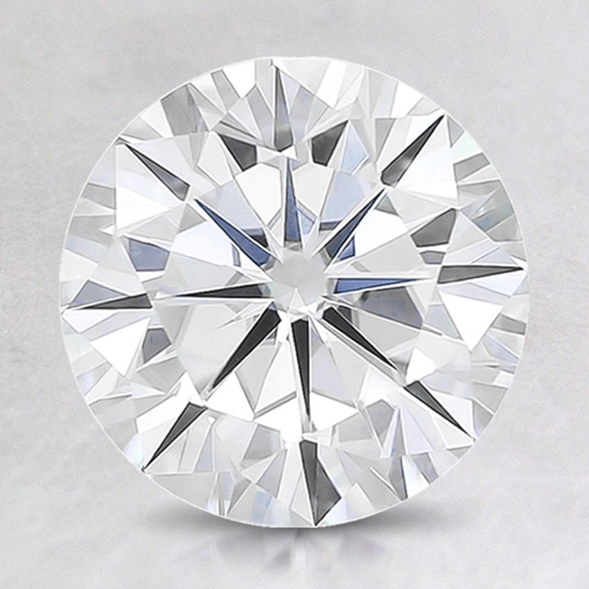Round moissanite 