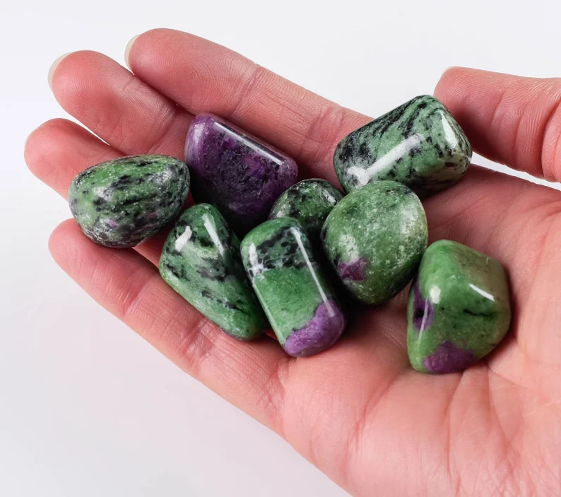 RUBY ZOISITE Tumbled Crystals
