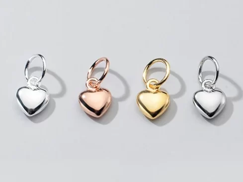 Sterling silver heart pendant